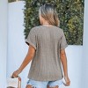 Women's Cozy Ribbed Knit Button-Up Top - Cupshe - 3 of 4