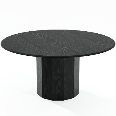 Dovelina Round Dining Table Black Kitchen Tables