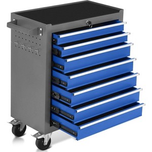 7-Drawer Rolling Tool Chest with Wheels, Tool Cabinet on Wheels, Tool Cart with Key Lock, Tool Storage Organizer for Garage & Repair Shop - 1 of 4