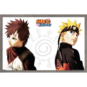Trends International Naruto Shippuden - Gaara and Naruto Framed Wall Poster Prints - 1 of 4