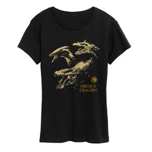 Women's - House Of The Dragon - House of The Dragon Grid Short Sleeve Graphic T-Shirt - 1 of 4