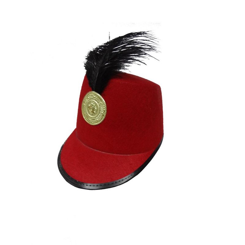 Dress Up America Red Marching Band Hat For Kids, 2 of 3