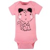 Onesies® Brand Baby Girls Short Sleeve Bodysuits, 4-Pack - 4 of 4