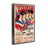 Stupell Industries Vintage Novelty Concert Black Framed Giclee Art - 3 of 4