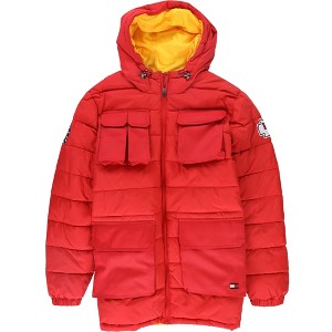 Tommy Hilfiger Mens Kansas City Chiefs Parka Coat, Red, Medium - 1 of 2