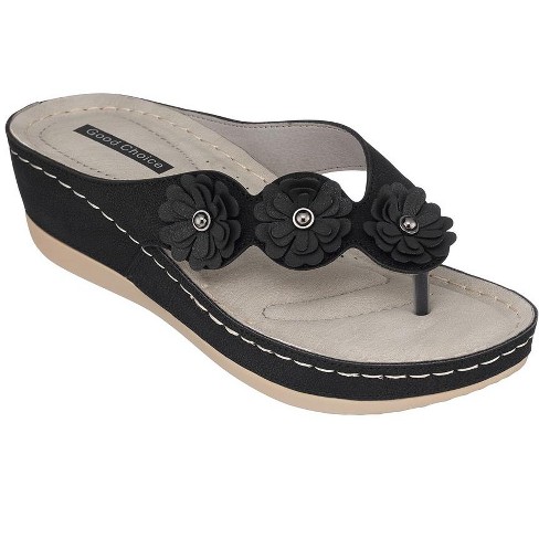 Wedge flip flops target sale