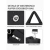Puffer Crossbody Bags for Women, Quilted Purses, Lightweight Shoulder Bag Puffy Bag Nylon Handbags for Travel - 4 of 4