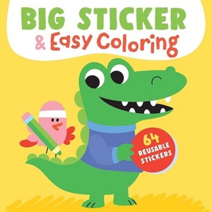 Big Sticker & Easy Coloring (Crocodile) - (Yoyo Big Sticker & Easy Coloring) by  Yoyo Books (Hardcover) - 1 of 1