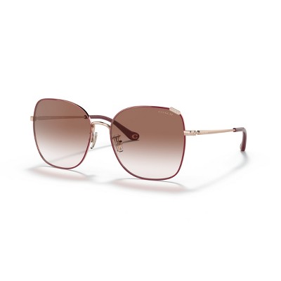 Coach HC7133 57mm Female Square Sunglasses