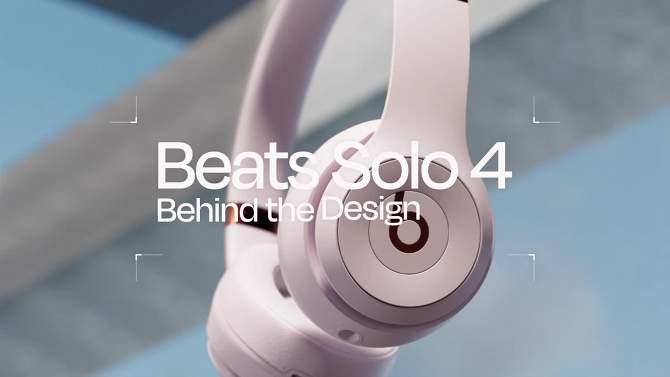 Beats Solo 4 Bluetooth Wireless On-Ear Headphones, 2 of 12, play video