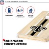 NFL New Orleans Saints 1'x2' Wood Cornhole Set - 3 of 4