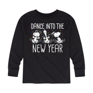 Boys' - Peanuts - Christmas Fun Long Sleeve Graphic T-Shirt - 1 of 4