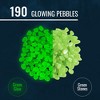 Graham Products Products 190 Pieces Glow in the Dark Rocks | Indoor & Outdoor Use - Garden, Fish Tank Pebbles - Green - 2 of 4