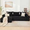110" Modular Sectional Sofa, L-Shaped Cloud Couch with Chaise Lounge, Boneless Deep Seat Sofa for Living Room - 4 of 4