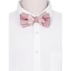 INSPIRE CHIC Men's Solid Color Pre-tied Adjustable Strap Bow Tie - 4 of 4