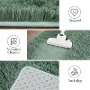 Shaggy Area Rug Modern Indoor Plush Fluffy Rugs Soft and Comfy Velvet Faux Fur Carpet Rugs for Bedroom Living Room Nursery - 4 of 4