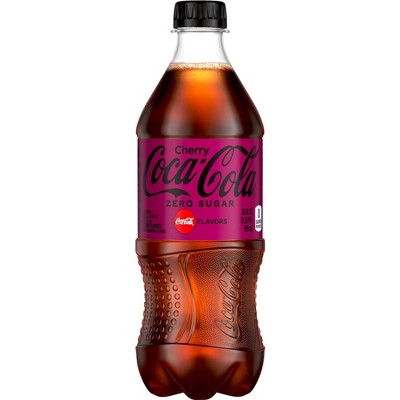 Coca-Cola Cherry Zero - 20 Fl Oz Bottle (Pack of 24)