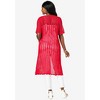 Jessica London Women's Plus Size Scalloped Crochet Sweater Duster - 3 of 4