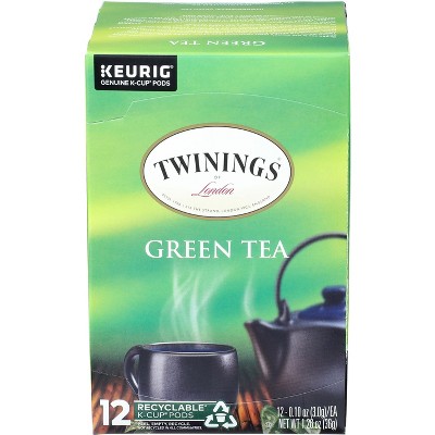 Twinings Pure Green Tea - Case of 6 - 12 pods