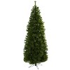 7.5ft. Cashmere Slim Artificial Christmas Tree with Clear Lights – Sleek Elegant Holiday X-Mas Display - 3 of 4