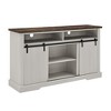 Vynxaria Mid Century Modern TV Stand for 65 Inch TV - Entertainment Center with Storage Cabinets and Sliding Barn Door - 2 of 4