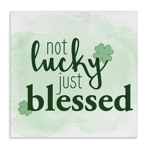 Stupell Industries Just Blessed Green Shamrocks, 30" x 30" - 1 of 4