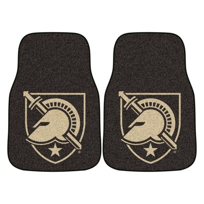 NCAA University of Army Black Knights Carpet Car Mat Set - 2pc