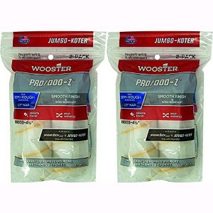 Wooster 4.5" Jumbo-Koter Pro/Doo-Z 1/2" Nap 2 Sets Of 2-Pack Roller Cover # RR303-4.5-2PK - 1 of 1