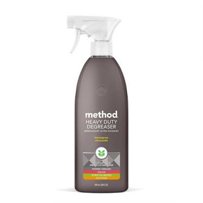 Method Lemongrass Cleaning Products Kitchen Degreaser Spray Bottle - 28 fl oz