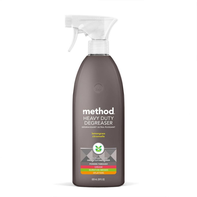 Method Lemongrass Cleaning Products Kitchen Degreaser Spray Bottle - 28 fl oz, 1 of 12