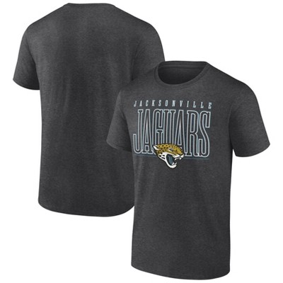 Nfl Jacksonville Jaguars Men's Tallest Player Heather Short Sleeve Bi ...