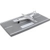 Rockwell B-1 Lancer Bomber Aircraft Silver Metallic "US Air Force" with Runway Section Diecast Model Airplane by Runway24 - 3 of 3
