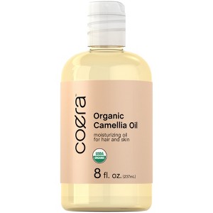 Coera Camellia Seed Oil Organic | 8 fl oz | Moisturizing Oil for Hair and Skin - 1 of 4