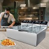Acekool 6L Commercial Deep Fryer, Countertop Electric Fryer with Basket & Lid, Adjustable Temp Control, Stainless Steel for Restaurant & Home - 4 of 4
