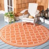 Courtyard CY6918 UV & Stain Resistant Non-Shedding Power Loomed Indoor/Outdoor Rugs - Safavieh - 2 of 4