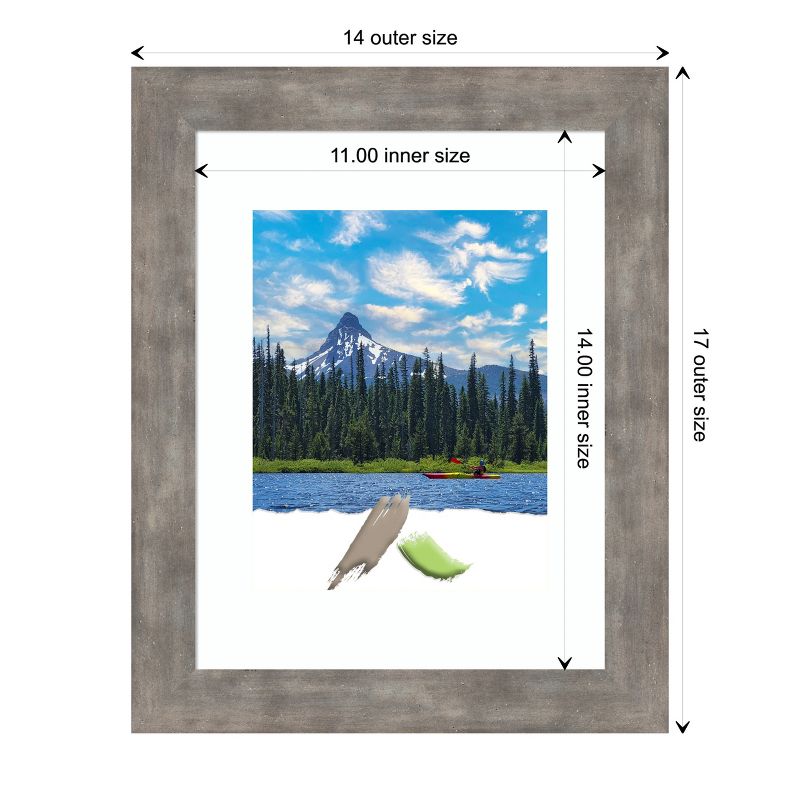Amanti Art Marred Wood Picture Frame, 4 of 7