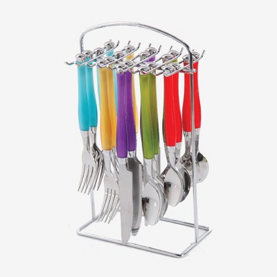 BrylaneHome 20 Pc. Santoro Assorted Flatware Set
