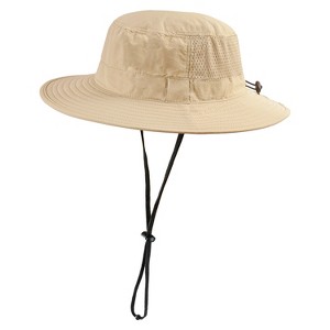 Tirrinia Boonie Sun Hat for Kids, Fishing Safari Wide Brim Hat for Toddler, Bucket Hats Boys Girls - 1 of 4