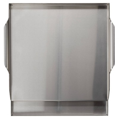TYTUS 16'' x 14'' Silver Stainless Steel Griddle