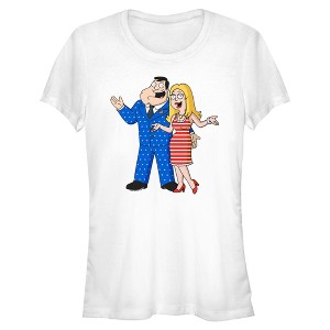 Juniors American Dad! American Couple T Shirt - 1 of 4
