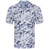 Mio Marino Mens Casual Button-Down Hawaiian Short Sleeve Shirt - 2 of 4