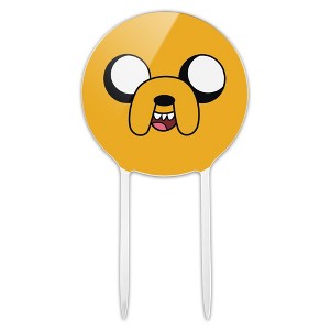 Adventure Time Jake Head Acrylic Cake Topper - 1 of 4