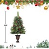Artificial Mini Christmas Tree, 24 Inch/36 inch Tabletop Xmas Tree with Pine Cones, Holiday Decor for Desk, Home, Office, Mantle - 2 of 4