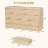 Drawer Dresser for Bedroom, Wide Chest of Drawers with Large Storage, Wooden Dresser Organizer for Living Room, Nursery, Entryway - 2 of 4