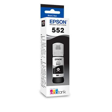Epson T552 Black Ink Bottle, Ultra High Capacity