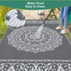Outdoor Camping Rugs Patios Clearance Plastic Straw Rug Weatherproof Reversible Mats Large Floor Mat - 4 of 4