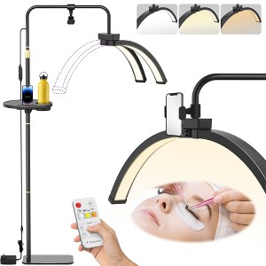 Lash Light for Eyelash Extensions with Storage Tray - Black - 1 of 4