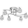 Quoizel Lighting Clear Hollow 1 - Light Flush Mount in  Polished Chrome - 2 of 3