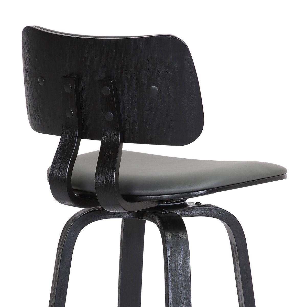 Pico Upholstered Swivel Barstool - thumbnail 8