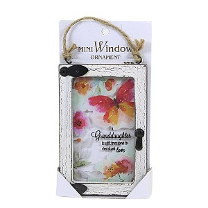 3.75 In Window Message Ornament Mini Family Friend Professional Tree Ornaments - 1 of 3